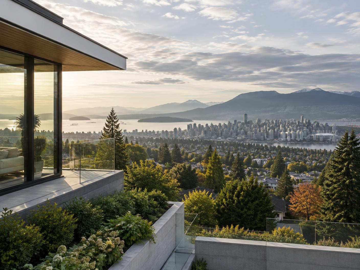 Vancouver from above